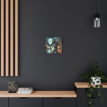 Load image into Gallery viewer, Spooky Halloween Wall Art Canvas, Creepy Decor for Haunted Houses, Trick or Treat Wall Hanging, Frightening Artwork, Seasonal Home Decor
