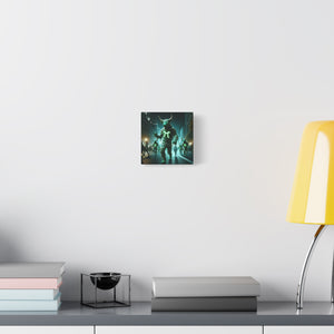 Mystical Taurus Canvas Wall Art, Zodiac Decor, Home Wall Decoration, Gift for Astrology Lovers, Unique Art Piece