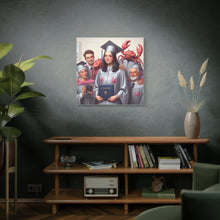 Load image into Gallery viewer, Cancer Zodiac Graduation Canvas Art, Personalized Gift for Graduates, Unique Home Decor, Wall Art, Graduation Gift Idea
