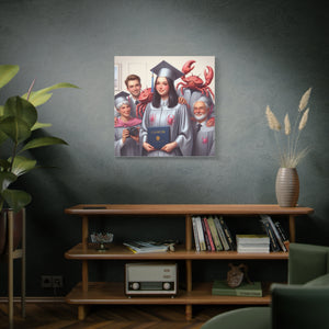 Cancer Zodiac Graduation Canvas Art, Personalized Gift for Graduates, Unique Home Decor, Wall Art, Graduation Gift Idea