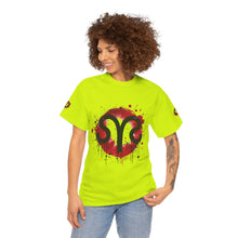 Load image into Gallery viewer, Bold Graphic Aries T-Shirt, Unisex Tee for Astrology Lovers, Unique Gift for Birthdays, Casual Wear, Statement Piece
