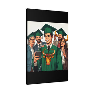 Graduation Canvas Art, Custom Grad Gift, Wall Decor, Graduation Celebration, Personalized Graduation Print