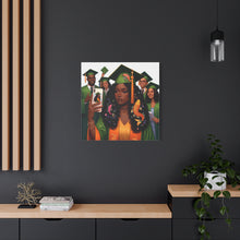 Load image into Gallery viewer, Graduation Celebration Canvas Print, Modern Art for Graduates, Unique Gift for Student, Home Decor, Thoughtful Graduation Gift

