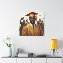 Load image into Gallery viewer, Graduation Canvas Art, Graduate Gift, Class of 2023 Decor, Achievement Wall Art, Inspirational Home Decor, College Graduation
