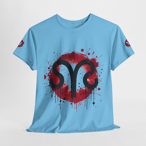 Bold Graphic Aries T-Shirt, Unisex Tee for Astrology Lovers, Unique Gift for Birthdays, Casual Wear, Statement Piece