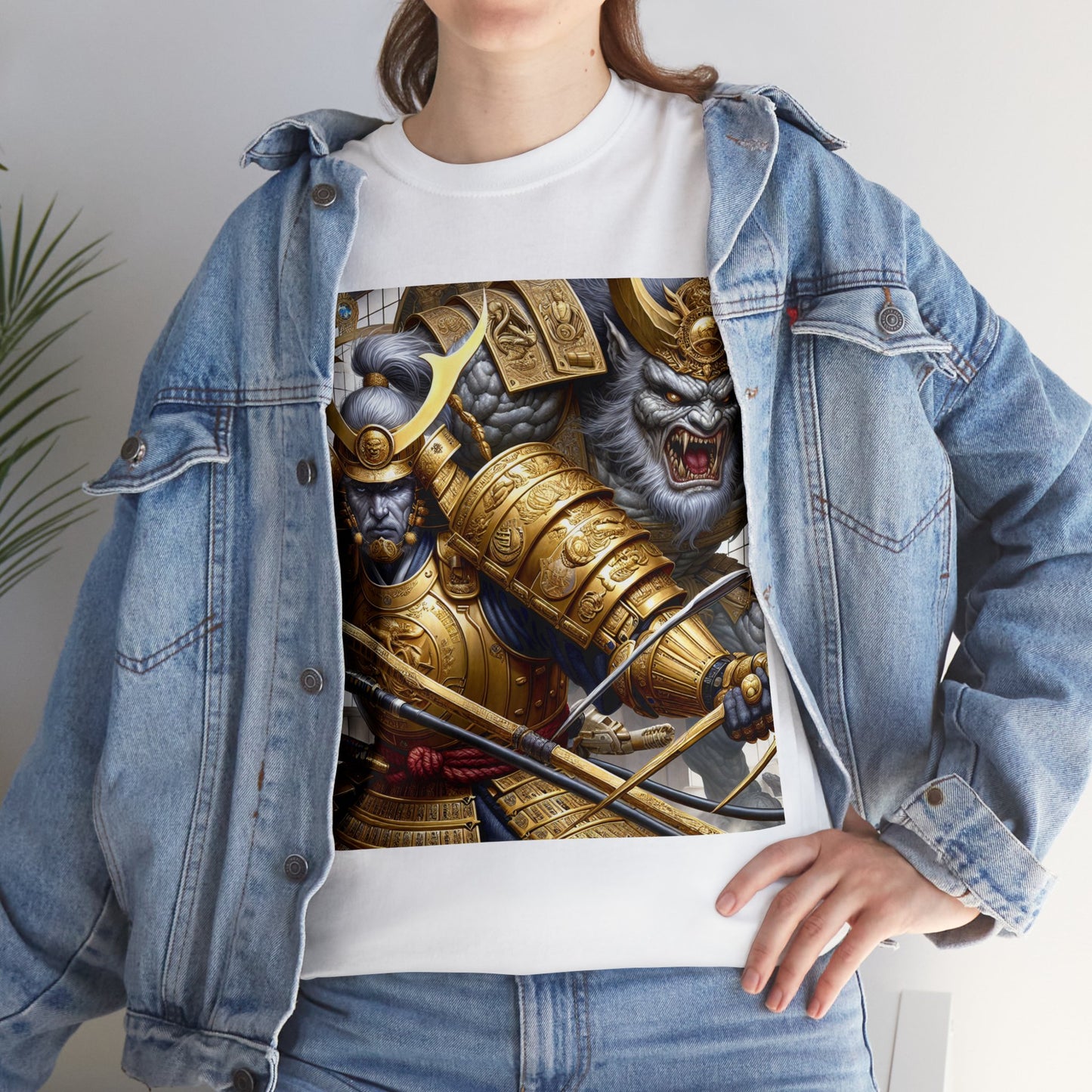 Samurai Capricorn (1) Unisex Heavy Cotton Tee