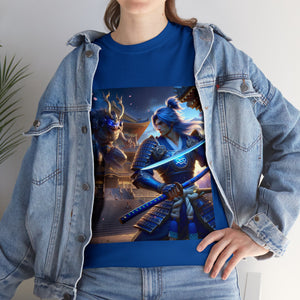 Samurai Aquarius (4) Unisex Heavy Cotton Tee