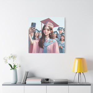 Graduation Canvas Print, Inspirational Wall Art, Personalized Gift, College Decor, Graduation Celebration