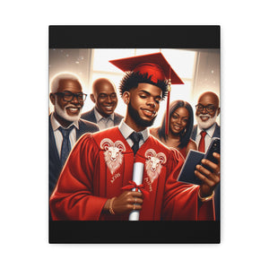 Aries Graduation Canvas