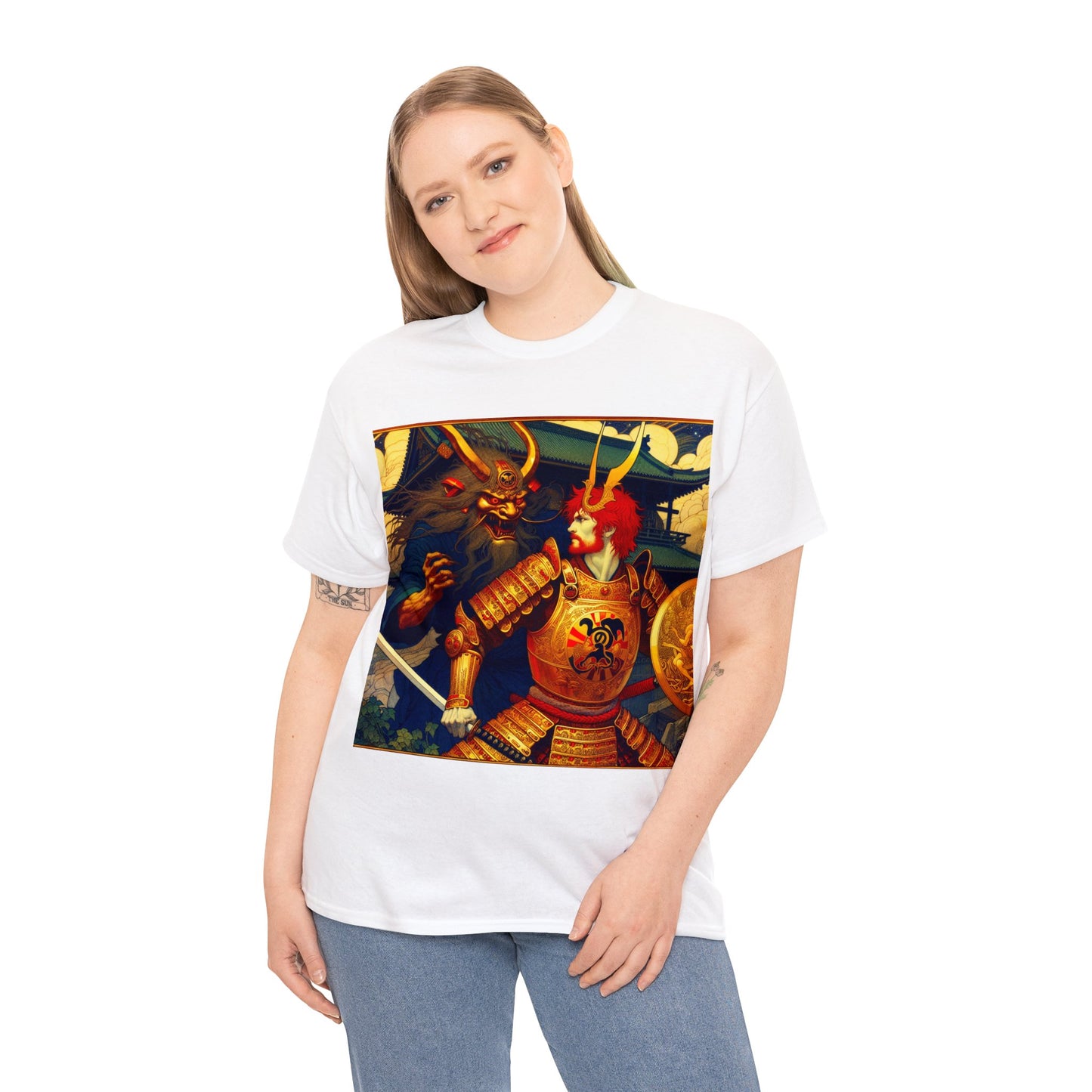 Samurai Aries (4) Unisex Heavy Cotton Tee