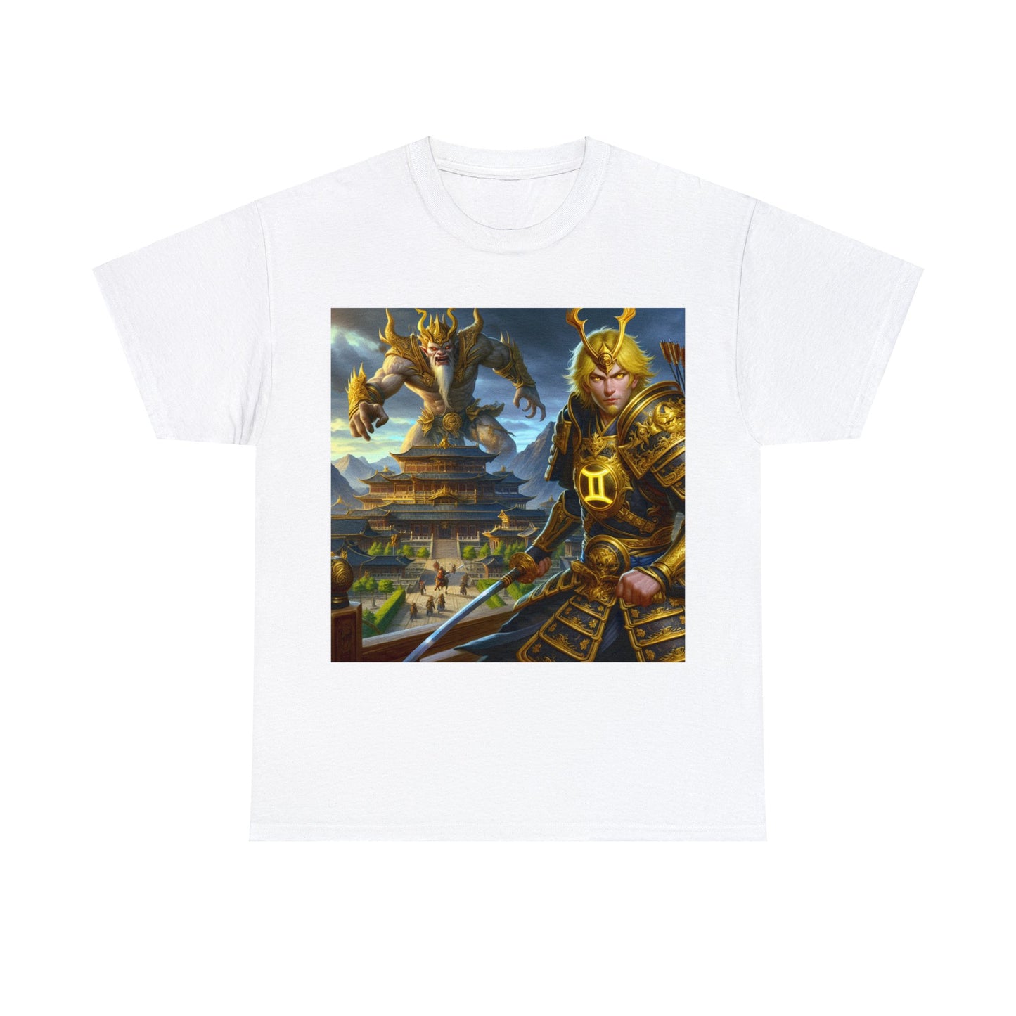 Samurai Gemini (3) Unisex Heavy Cotton Tee