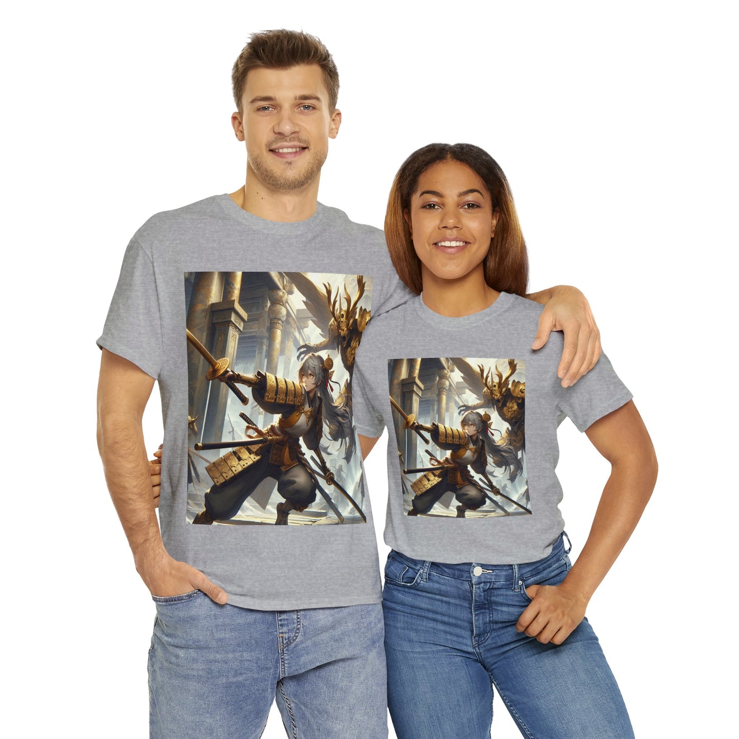 Samurai Capricorn (F4) Unisex Heavy Cotton Tee