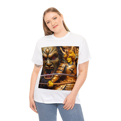 Samurai Gemini (4) Unisex Heavy Cotton Tee