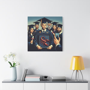Graduation Canvas Wall Art, Perfect Gift for Graduates, Customizable Graduation Gift, College Decor, Graduation Celebration Decor