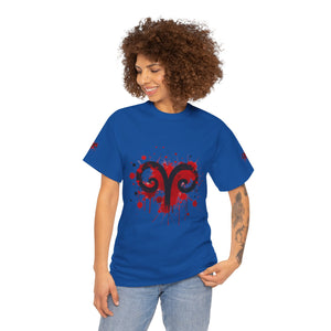Edgy Aries Graphic Tee, Astrology Shirt, Perfect Gift for Zodiac Lovers, Unisex Cotton Top, Stylish Casual Wear