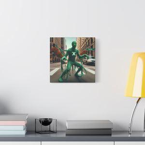 Canvas Print - Halloween Taurus Astrology Mummy