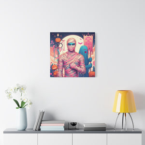 Canvas Art - Halloween Libra Astrology Mummy