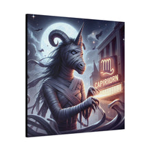 Load image into Gallery viewer, Canvas Print - Halloween Capricorn Astrology Mummy
