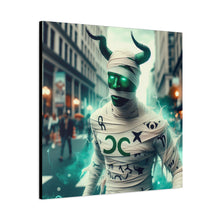Load image into Gallery viewer, Canvas Print: Halloween Taurus Mummy
