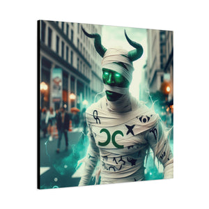 Canvas Print: Halloween Taurus Mummy