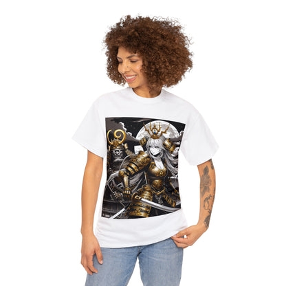 Samurai Cancer (F4) Unisex Heavy Cotton Tee