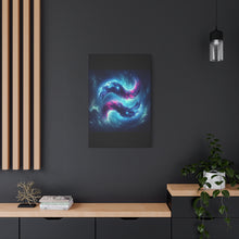 Load image into Gallery viewer, Galaxy Aquarius Wave Canvas Art, Modern Home Decor, Cosmic Wall Art, Unique Gift, Space Lovers
