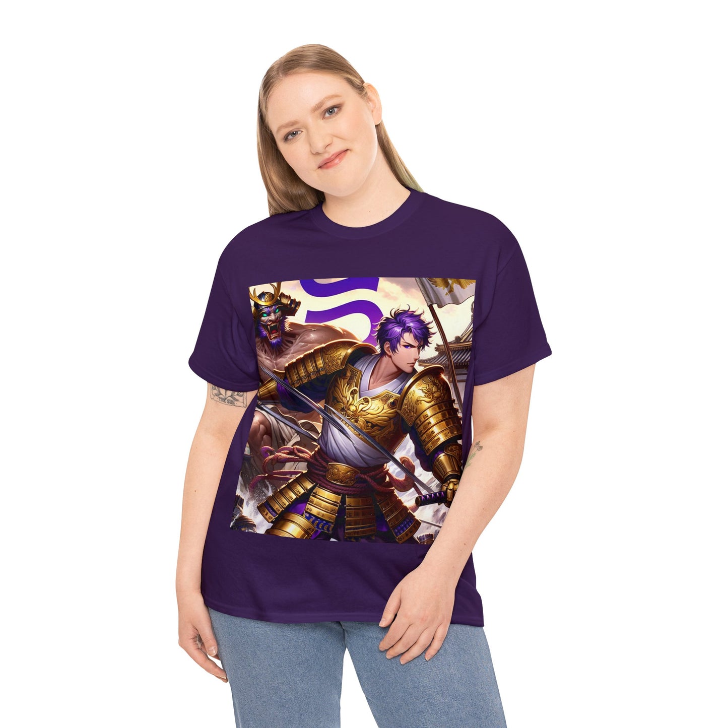 Samurai Sagittarius (4) Unisex Heavy Cotton Tee