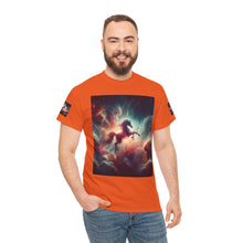 Load image into Gallery viewer, Sagittarius Galactic Unicorn Tee - Unisex Cotton T-Shirt for Cosmic Lovers, Fantasy Fans, Trendy Apparel, Astral War Merch, Gift for All Occasions
