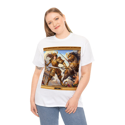 Samurai Virgo (4) Unisex Heavy Cotton Tee