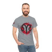Load image into Gallery viewer, Bold Graphic Aries T-Shirt, Unisex Tee for Astrology Lovers, Unique Gift for Birthdays, Casual Wear, Statement Piece
