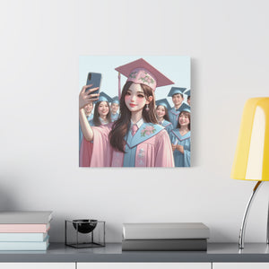 Graduation Canvas Print, Inspirational Wall Art, Personalized Gift, College Decor, Graduation Celebration