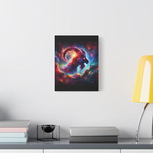 Load image into Gallery viewer, Cosmic Aries Ram Canvas Art, Galaxy Wall Decor, Astrology Gift, Stretched Canvas, Home Decor, Celestial Artwork
