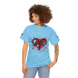 Edgy Aries Graphic Tee, Astrology Shirt, Perfect Gift for Zodiac Lovers, Unisex Cotton Top, Stylish Casual Wear
