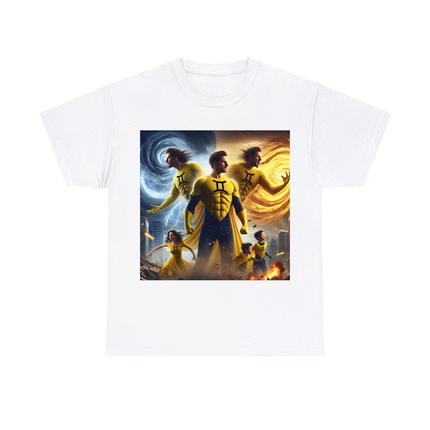 Gemini Father's Day (7) Unisex Heavy Cotton Tee