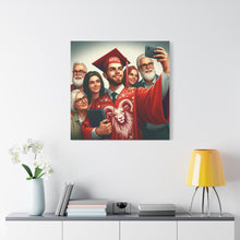 Load image into Gallery viewer, Custom Graduation Canvas Print, Family Portrait Wall Art, Celebrate Achievements, Perfect Gift for Graduates, Aries Zodiac Decor
