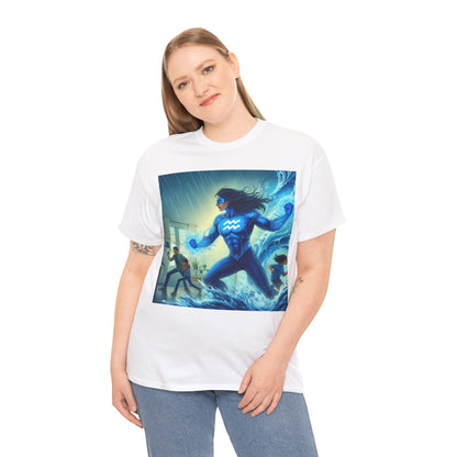 Aquarius Mother's Day (2) Unisex Heavy Cotton Tee