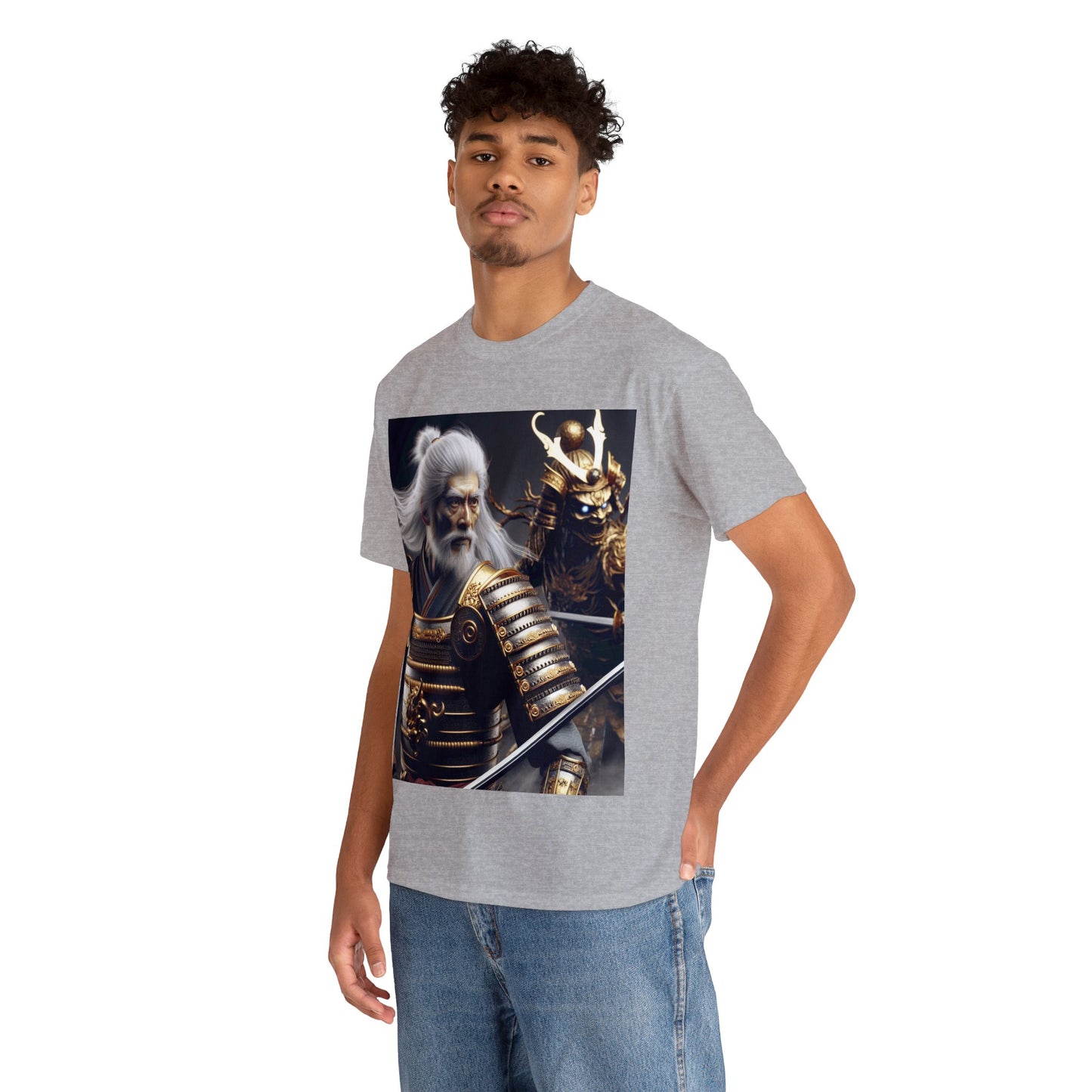 Samurai Cancer (4) Unisex Heavy Cotton Tee