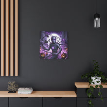 Load image into Gallery viewer, Ninja Halloween Wall Art, Frightening Home Decor, Glow-in-the-Dark Canvas
