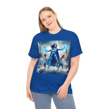 Aquarius Mother's Day (4) Unisex Heavy Cotton Tee