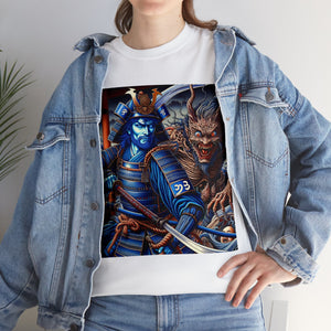 Samurai Aquarius (3) Unisex Heavy Cotton Tee