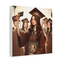 Load image into Gallery viewer, Graduation Canvas Print, Inspirational Wall Art for Graduates, Home Decor, Gift for Her, College Graduation, Motivational Decor
