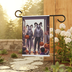 Capricorn Halloween (2) Garden & House Banner