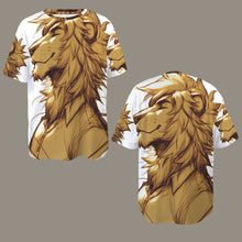 Load image into Gallery viewer, Leo Round Neck Loose T-Shirt (Rough Sketch) 2
