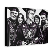Load image into Gallery viewer, Graduation Canvas Wall Art, Matte Canvas Print for Celebrations, Unique Gift for Graduates, Custom Decor, Memorable Keepsake
