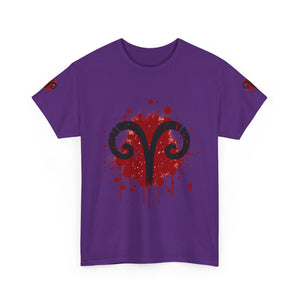 Aries Inspired Unisex Heavy Cotton Tee | Astrology Shirt, Zodiac Apparel, Gift for Astrology Lovers, Rambunctious Spirit T-Shirt, [...]