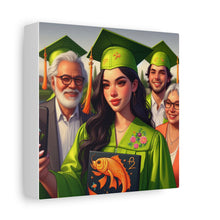 Load image into Gallery viewer, Graduation Canvas Print, Personalized Gift, Wall Art for Graduate, Celebration Decor, Matriculation Memory
