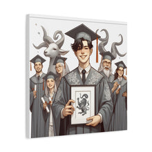 Load image into Gallery viewer, Graduation Canvas Print, Custom Grad Gift Wall Art for Students, Class of 2023 Decor, Unique Graduation Celebration Artwork, [...]
