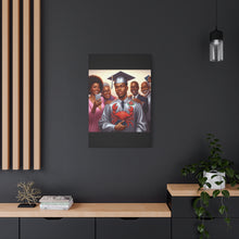 Load image into Gallery viewer, Graduation Celebration Canvas Art, Family Portrait, Graduation Gift, Wall Decor, Home Decoration, College Graduation

