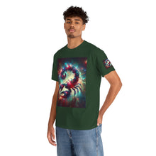 Load image into Gallery viewer, Cosmic Scorpion Tee | Unisex Heavy Cotton Tee | Astrowar Graphic Tees | Space Lover Apparel | Unique Astrology Shirt | Gift for Star [...]
