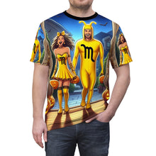 Load image into Gallery viewer, Gemini Halloween (1) Unisex Cut &amp; Sew Tee (AOP)
